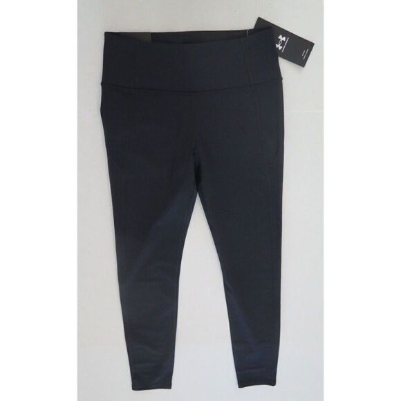 Under Armour 1320403 001 Women's Sz M Black MFO Reflect Hi-Rise Leggings - Picture 1 of 5